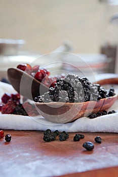 Dried blueberries & cranberries