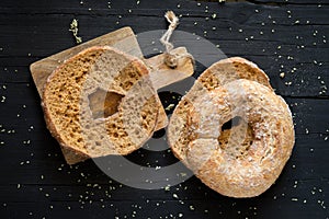 Dried bread called freselle
