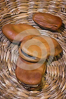 Dried broad beans Vicia faba var. major