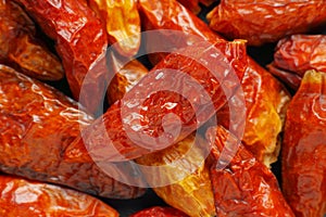 Dried chili peperoncini