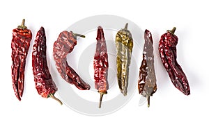 Dried Chili Peppers Lineup