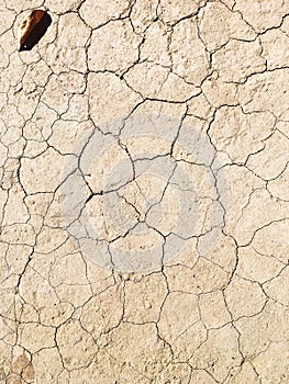 Dried cracked earth soil ground texture background