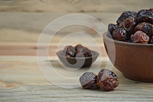 Dried date palm fruits