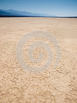 Dried earth in the desert