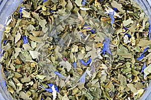 Dried edible wild herbs