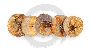dried figs isolated