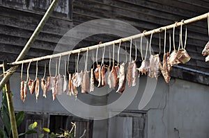 Dried Fish Asian Hang Thailand