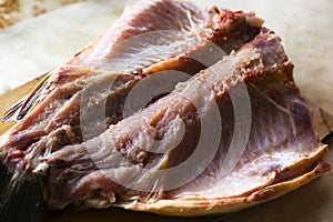 Dried fish in the cut,stockfish carp