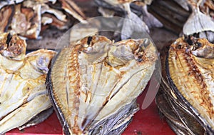 Dried fish Market in Labuan Bajo, Flores Island, Indonesia