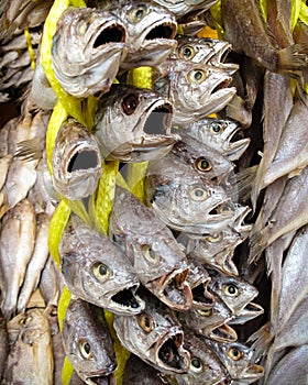 Dried fish for sale