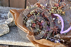 Dried Flowers Herbalism Star Anise Natural Beauty Herbalism Cosmetic Natural Medicinal Therapy Aromatherapy Well-beig