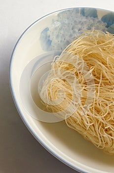 Dried food - rice vermicelli photo