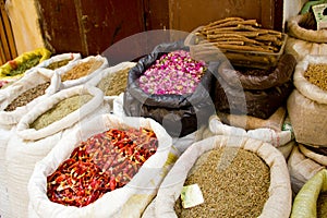 Dried food and spices