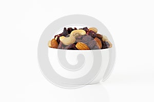 Dried fruit in a bowl photo