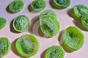 Dried fruit green Kiwi slices