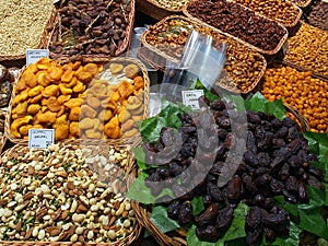 Dried Fruit and Nuts, Saint Josep Market, Barcelona photo