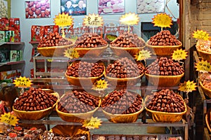 Chinese Food - Dried fruit for sale in Xian, China