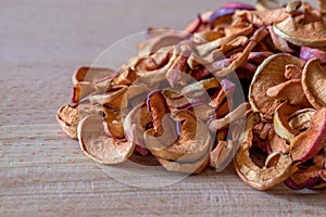 Dried fruits from apples