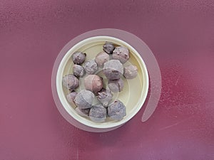 Dried fruits of beleric Myrobalan or Terminalia bellirica photo