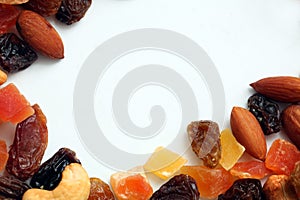 Dried fruits and nuts