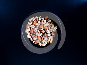 Dried fruits and Turkish delight with nuts mix