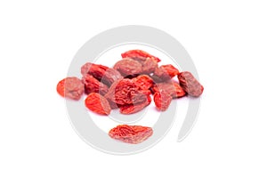 Dried goji berries fruit - lycium barbarum