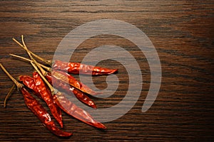 Dried hot peppers