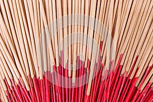 Dried incense stick groups patterns texture for background