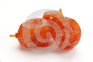 Dried kumquat close up photo