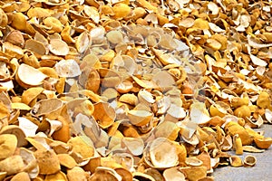 Dried lemon peel bacgrounds