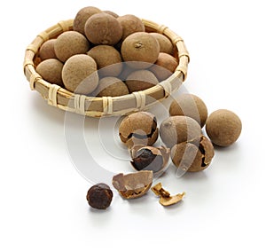 Dried longan fruits