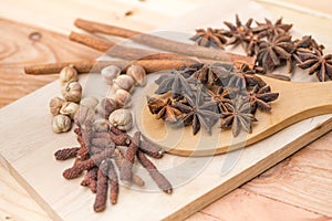 Dried mix herbal for food aroma