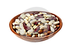 Dried mixed beans.