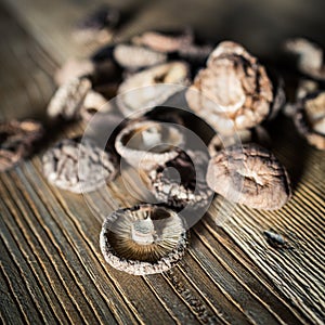 Dried mushroom