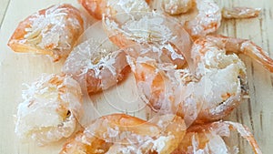 Dried natural shrimp is used as an important ingredient in Thai cooking