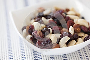 Dried nuts and berries mix