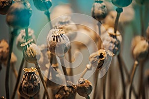 Dried opium poppy head, Plants for medicine or drugs