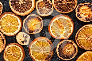 Dried orange slices