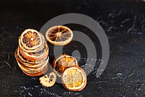 Dried orange slices