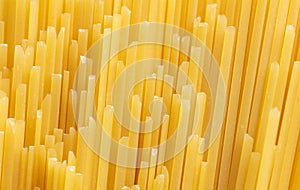Dried pasta as an abstract background.