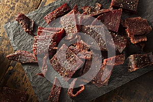 Dried Peppered Beef Jerky