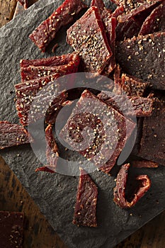 Dried Peppered Beef Jerky