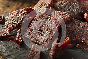 Dried Peppered Beef Jerky