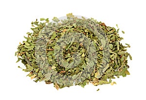 Dried peppermint tea photo