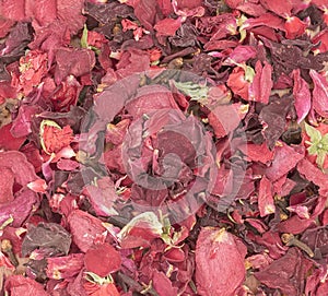 Dried petal pot-pourri