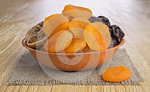 Dried pitted fruits