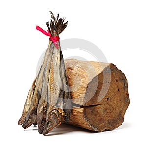 Dried Pollack and Log Wood photo