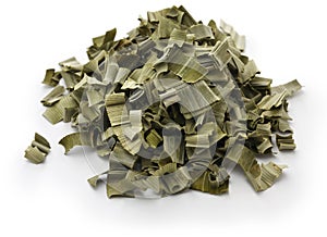 Dried rampe pandan leaves