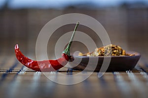 Dried red pepper