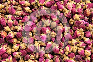 Dried rose flower
